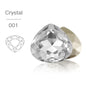 Acmore Crystal Wide Pear Shape 13 Colors 12*13mm Fancy Pointback Loose Crystal Beads Stones Jewelry Making Accessories Rhinestones