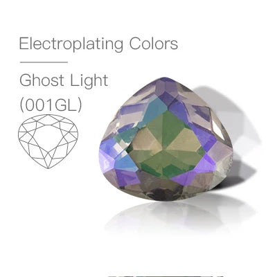 Acmore Crystal Wide Pear Shape 13 Colors 12*13mm Fancy Pointback Loose Crystal Beads Stones Jewelry Making Accessories Rhinestones