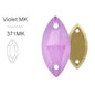 MK Series Flat Back Navette Sew on Stone for Clothing Decoration