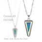 Acmore Crystal Fancy Derlta Shaped High Quality K9 Glass Alloy Pendant Necklace Jewelry Making Crystal Stone Earring Brooch Accessories