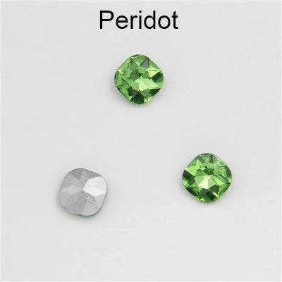 Wholesale Fat Square Fancy Stone Colorful Crystal Stones Crystal Rhinestones Glass Rhinestones Crystal Accessories for Jewelry