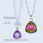 Acmore Crystal Fat Triangle Shape Shiny Color Stone Alloy Back Pendant Necklace Diy for Brooch Earring Brooch Bracelet Hair Accessories