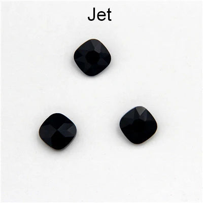 Wholesale Fat Square Fancy Stone Colorful Crystal Stones Crystal Rhinestones Glass Rhinestones Crystal Accessories for Jewelry