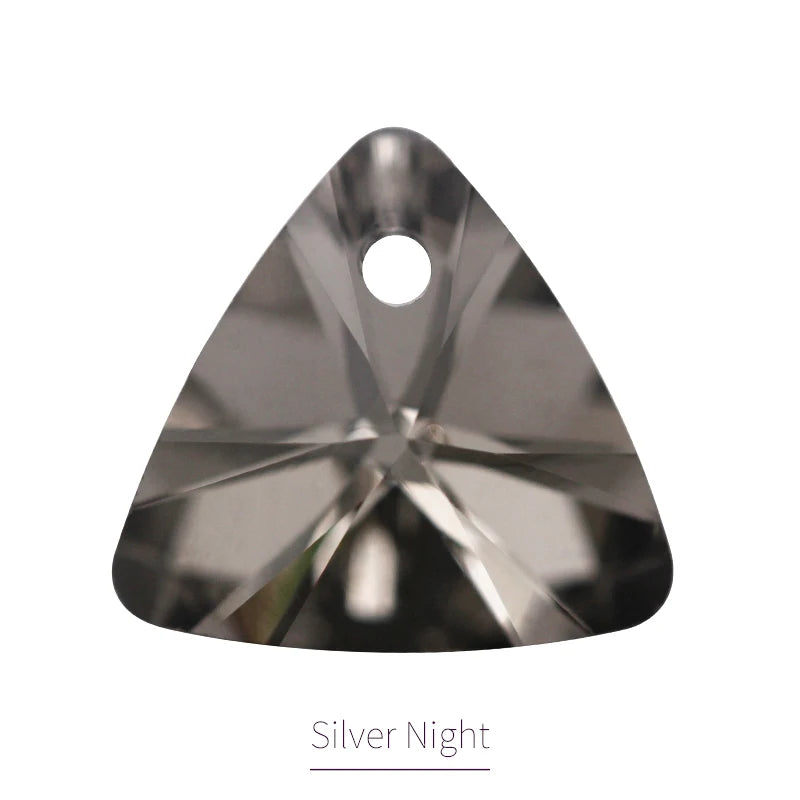 Xichuan Triangle Shaped 8/12mm New China Loose Point Back Crystal Stones Crafts Rhinestone for Jewelry Making Pendant Necklace