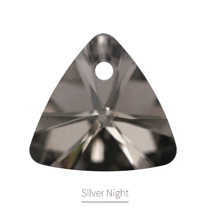 Xichuan Triangle Shaped 8/12mm New China Loose Point Back Crystal Stones Crafts Rhinestone for Jewelry Making Pendant Necklace