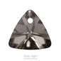 Xichuan Triangle Shaped 8/12mm New China Loose Point Back Crystal Stones Crafts Rhinestone for Jewelry Making Pendant Necklace