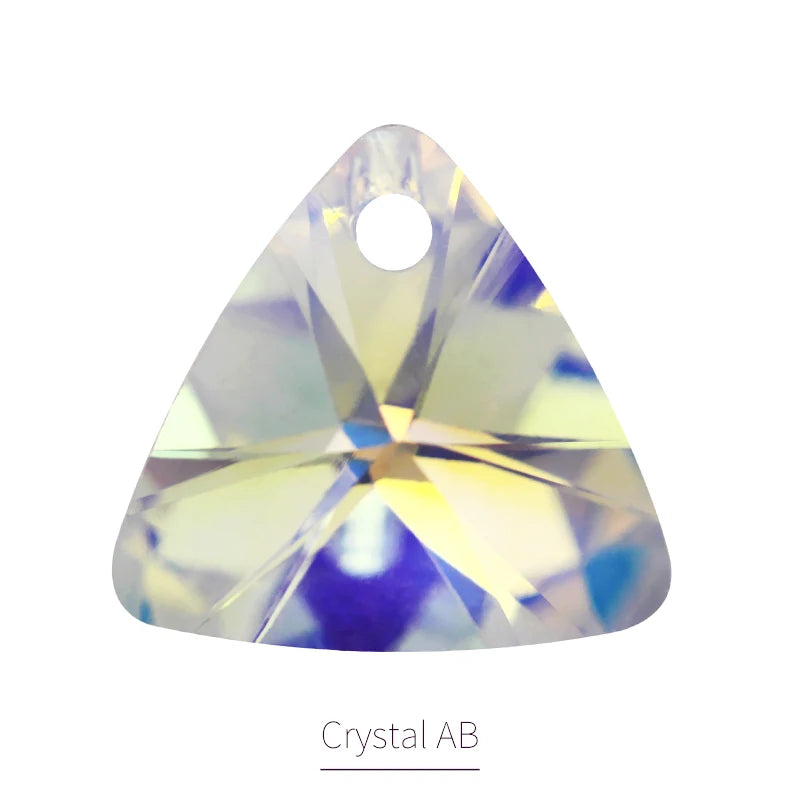 Xichuan Triangle Shaped 8/12mm New China Loose Point Back Crystal Stones Crafts Rhinestone for Jewelry Making Pendant Necklace