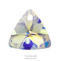Xichuan Triangle Shaped 8/12mm New China Loose Point Back Crystal Stones Crafts Rhinestone for Jewelry Making Pendant Necklace