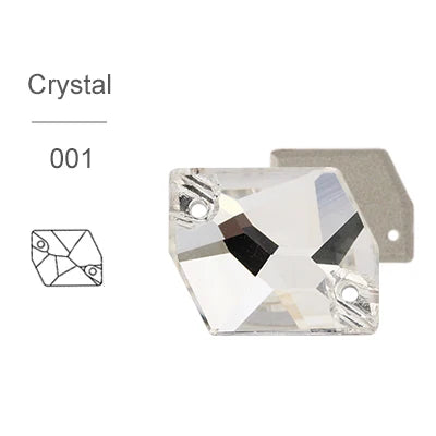 Crystals  K9 Sew-On Stone Sewing Crystal AB Stones Sew on Mirror Rhinestone for Dress Garment Shoes Bags