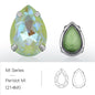 Acmore Crystal High Quality MI Sew on Stone Glass Rhinestone With Claw Setting for Point Back Nail Stones Decoration