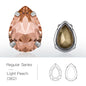 Acmore Crystal K9 Fancy Stone Sew on Rhinestones With 0.4mm Copper Setting for Clothing Sewing