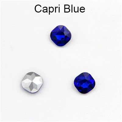 Wholesale Fat Square Fancy Stone Colorful Crystal Stones Crystal Rhinestones Glass Rhinestones Crystal Accessories for Jewelry