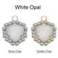 Xichuan Fat Triangle Shaped Crystal Stone K9 Glass Sew on Cup Chain Setting Shiny Colors Rhinestone Crafts Pendant Necklace