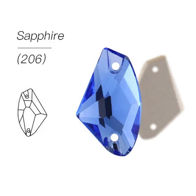 Xichuan Top Quality Jewelry Galactic Sew on Stone Glass Crystal Stones Flat Back Rhinestones for Sewing Craft Dress