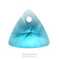 Xichuan Triangle Shaped 8/12mm New China Loose Point Back Crystal Stones Crafts Rhinestone for Jewelry Making Pendant Necklace