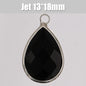 Jewelry Making Teardrop Glass Pendant Stone Crystal Rhinestones Stones Crystal for DIY Earring Decoration