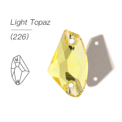 Xichuan Top Quality Jewelry Galactic Sew on Stone Glass Crystal Stones Flat Back Rhinestones for Sewing Craft Dress