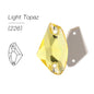 Xichuan Top Quality Jewelry Galactic Sew on Stone Glass Crystal Stones Flat Back Rhinestones for Sewing Craft Dress