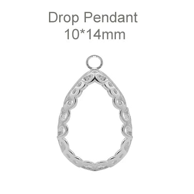 Multi Shape Nest Copper Claw Eco-Friendly DIY Rhinestones Sewing Accessories Sew on Stones With Setting