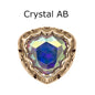Wholesale Golden Nest Claw Triangle Sew on Stones Crystal Rhinestones With Claw for Dresses