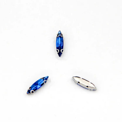 Navette Crystal Fancy Stone With D Claw Setting for Sew on Wedding Dress