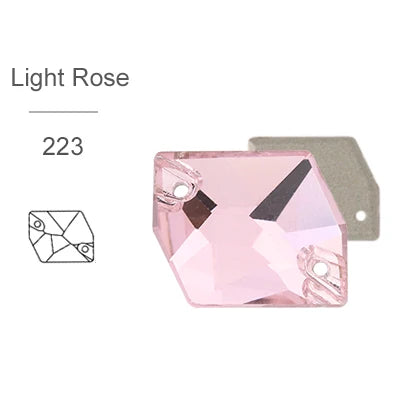 Crystals  K9 Sew-On Stone Sewing Crystal AB Stones Sew on Mirror Rhinestone for Dress Garment Shoes Bags