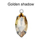 Factory Direct Navette Shape Crystal Stone Pendant With Silver Claw Necklace/Brancelet Accessories 7*15MM Silver