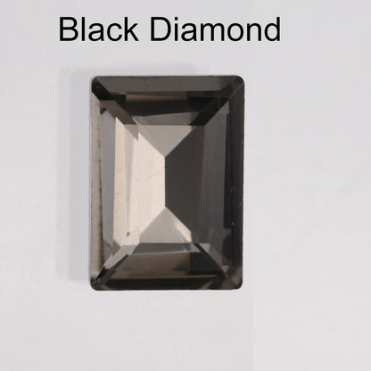 Acmore Crystal Wholesale Rectangle Point Back Fancy Rhinestone Jewelry Garment Bags Accessories