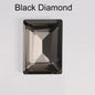 Acmore Crystal Wholesale Rectangle Point Back Fancy Rhinestone Jewelry Garment Bags Accessories