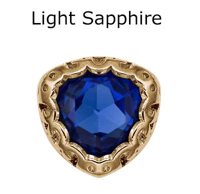 Wholesale Golden Nest Claw Triangle Sew on Stones Crystal Rhinestones With Claw for Dresses