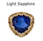 Wholesale Golden Nest Claw Triangle Sew on Stones Crystal Rhinestones With Claw for Dresses