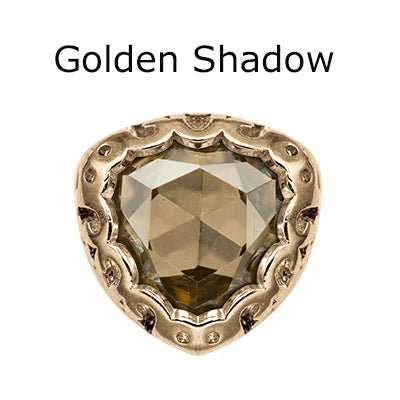 Wholesale Golden Nest Claw Triangle Sew on Stones Crystal Rhinestones With Claw for Dresses