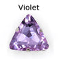Colorful Triangle Crystal Stone With Claw Settings for T-Shirt Loose Rhinestones