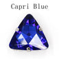 Colorful Triangle Crystal Stone With Claw Settings for T-Shirt Loose Rhinestones