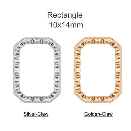 Multi Shape Nest Copper Claw Eco-Friendly DIY Rhinestones Sewing Accessories Sew on Stones With Setting