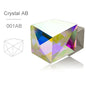 Acmore Crystal New Design K9 Glass Tilted Dice Shape Pointback Fancy Rhinestones for Jewelry Accessories and Crystal Craft