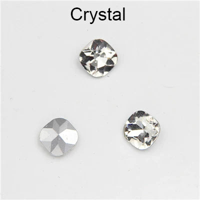 Wholesale Fat Square Fancy Stone Colorful Crystal Stones Crystal Rhinestones Glass Rhinestones Crystal Accessories for Jewelry