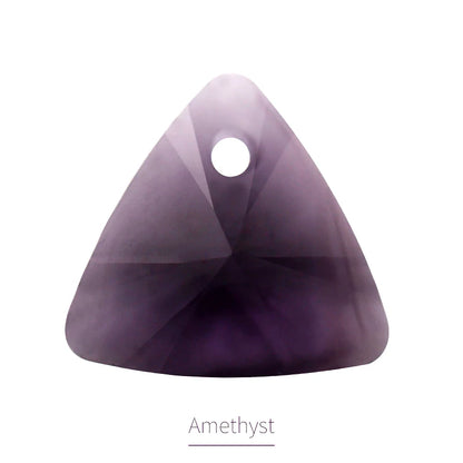 Xichuan Triangle Shaped 8/12mm New China Loose Point Back Crystal Stones Crafts Rhinestone for Jewelry Making Pendant Necklace