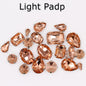 Hot Sell Crystal Buckle Droplet Sew on Rhinestone With Claw for DIY Jewelry Hair Clips Wedding Dess