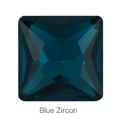 Hot Sale Square Fancy Stone Colorful Crystal Jewelry Point Back Rhinestones