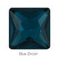 Hot Sale Square Fancy Stone Colorful Crystal Jewelry Point Back Rhinestones