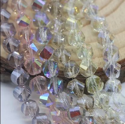 Acmore Crystal Wholesale Colorful Crystal Loose Bead 8mm Glass Beads DIY Handmade Loose Beads for Jewelry Making