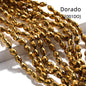 Acmore Crystal Popular  6*8MM Olive-shaped Crystal Beads for Clothing Making Best  DIY Accessories for Door & Curtain Decoration