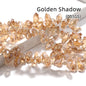 Acmore Crystal   6*12MM Water Drop Faceted Crystal Glass Beads Accessories for Bracelet Making 12 Colors  Loose Stone Glass Crafts