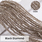Acmore Crystal 1mm 20 Colors Loose Crystal Stones Jewelry Making Crafts Waist Necklace Earring Flat Beads DIY Deco Accessories