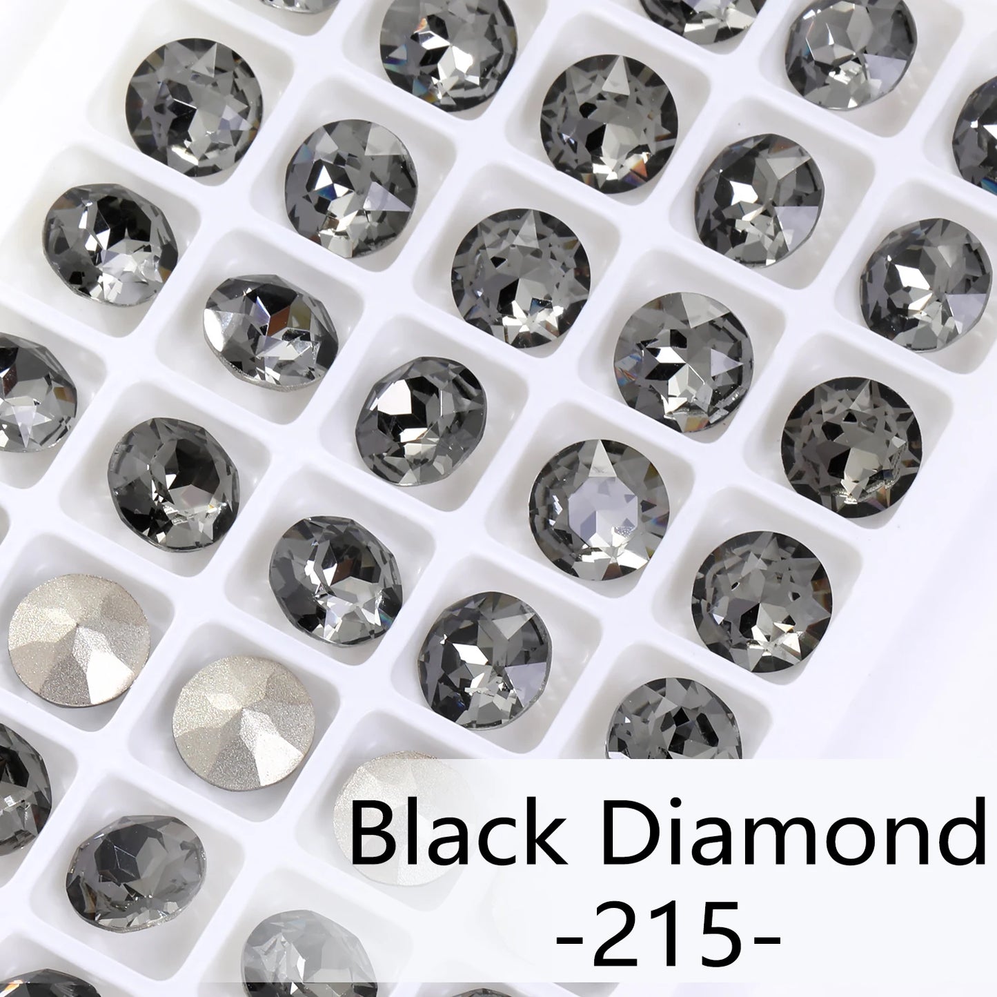 Acmore Crystal High Quality Gemstone Flower K9 Pointback Rhinestone Loose Stones Jewelry Glue on for DIY Decoration Clothing Desgin