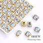 Acmore Crystal High Quality Pillow Shaped Copper Claws Crystal Rhinestones for Sewing Accessories