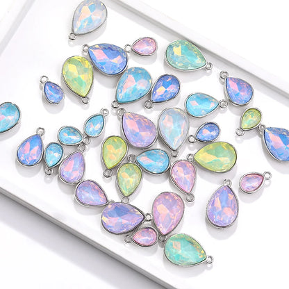 Acmore Crystal New Product Drop Alloy Pendant With Single Loop Opal Mocha DE Rhinestones Glass Jewelry Wholesale Clothes Accessories