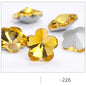 Wholesale High Quality Flower Shape Crystal Sew on Stones for Wedding Dress