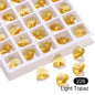 Acmore Crystal Heart Shape10MM K9 Loose Pointed Back Crystal Rhinestones for Jewelry Custom Pendant for Necklace Making